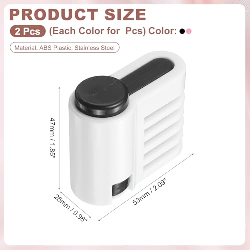 uxcell 2Pcs Cake Leveler Slicer DIY Cake Slicer 5 Layers Pink/Black - color: Pink/Black