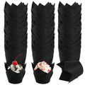 Ruisita 150 Pcs Black Mini Cupcake Liners Muffin Liners Baking Cups - color: Black