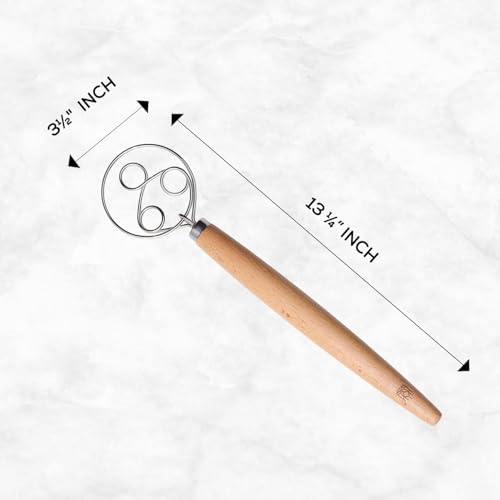 King Arthur Baking Company Baker’s Batter Whisk, Triple-Loop, 18/8 Stainless Steel, For Gently Mixing Batters, Quick Breads, And Muffin Mixes - style: Triple-Loop