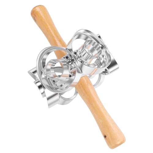 Donut Cutter, Aluminum Alloy Doughnut Cutter With Hole, Donut Roller With Rolling Pin And Handle For Dessert Shops Kitchens Home Baking (Style 2) - size: Style 2