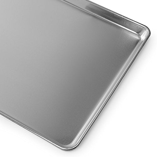 GRIDMANN 18" x 26" Commercial Grade Aluminum Cookie Sheet Baking Tray Pan Full Sheet - 6 Pans - size: 6 Pans - Standard