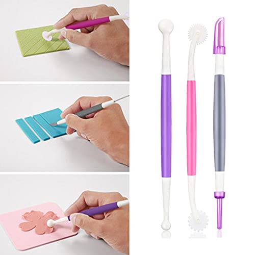 WAFJAMF 8-Piece Cake Decorating Brushes, Food Paint Brush Cookie Tool Kit - size: 8 PCS SET