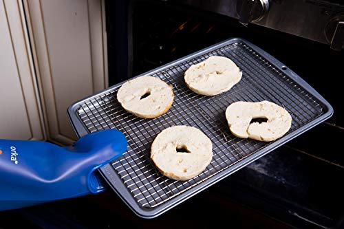 Stainless Steel Cooling Rack - Heavy Duty and Oven Safe, Good for Cooling, Baking and Roasting - Fits 15 1/4" X 10 1/4" Baking Pans - Perfect for Cookies, Cakes & More (10" x 15") - size: 10" x 15" - Set of 2