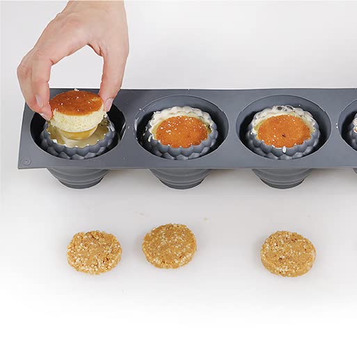 DINARA KASKO Mini Pearls silicone mold for Baking. Geometric 3D silicone mold for cake or mousse, 4pcs. by world famous pastry chef