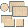Silicone Baking Mat Set of 6, Oven Baking Sheets - size: set of 6