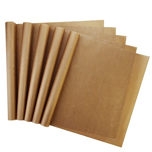 Bantoye 5 Pack Non Stick Teflon Sheet, 12''x16'' Heat Press Transfer Sheet