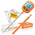 BOMATA Digital Food Thermometer, IPX6 Waterproof, 1-3 Sec Fast Read - size: 5"