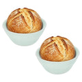 uxcell 2Pcs Silicone Bread Proofing Basket 4.9" Round Sourdough Mint Green - color: Mint Green, size: 12.5 cm / 4.9 Inch