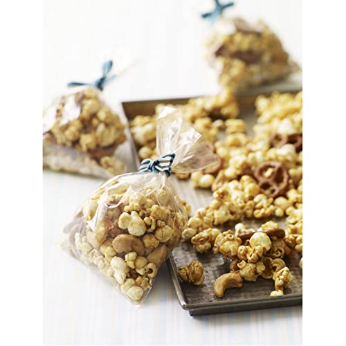 Morepack Cellophane Treat Bags 6x9 In 200 PCS Cookie Bags with Twist Ties - size: 6x9 Inch (Pack of 200)