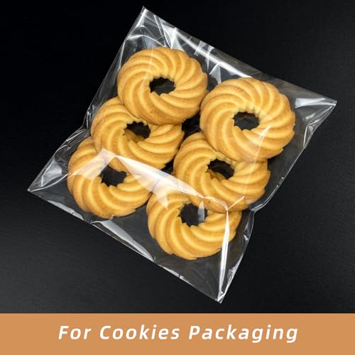 4x4 Inch Cookie Bags, 120 Pcs Clear Self Sealing Cellophane Treat Bags for Candy, Jewelry, Gift Wrapping, Party Favors, Crafts, Cookie Wrappers Self Adhesive - size: 4x4 Inch