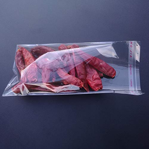 200pcs 3"x5" Clear Resealable Cellophane Bag Self Adhesive Seal - size: 3x5 Inch (Pack of 200)