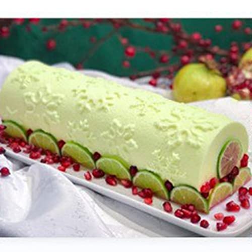 Christmas Snowflake Pattern Kit Set Texture Mat Silicone Cake Mold Mousse Dessert Bakeware Tools