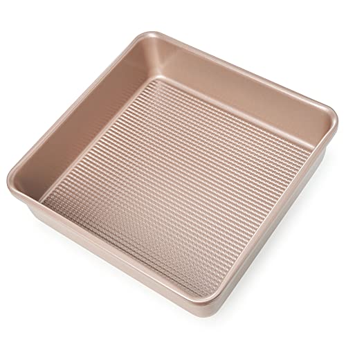 Ultra Cuisine Nonstick Square Cake Pan, Nonstick Baking Pan, 8 x 8 inch - size: 8.46 x 8.46 x 2.24