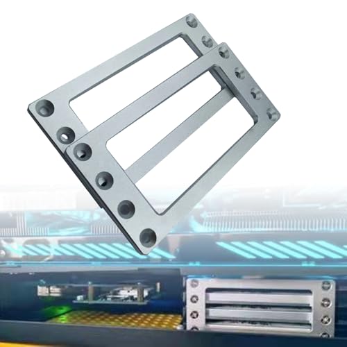 2.5in Solid Disk Mounting Bracket Aluminum Cooling Rack for 2.5Inch Hard Drive Solid Disk Multiple Layer Stackable