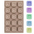 Cube Cake Silicone Mold | 1.6" x 1.6" x 0.8" 3D Square Mini Mousse Cake Baking Mold, French Dessert Molds for Chocolate, Jello, Brownie Bites, Ice Cream Cube, 15-Cavity - color: Mousse Baking Mold