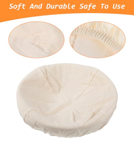 4 Pcs Banneton Liners, Banneton Basket Liner, 2 Round & 2 Oval