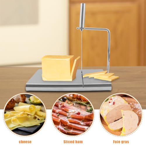 Cheese Slicer Graduated Board + 6 Extra Replaceable Wires