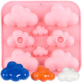 8 Cavity Clouds Shaped Silicone Chocolate Molds - color: Style C