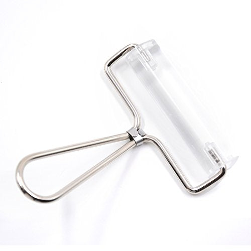 mofa Acrylic Clay Roller,Durable Transparent Rolling Pin Polymer Clay Stamping Tool Roller Brayer Pasta Roller (Large)