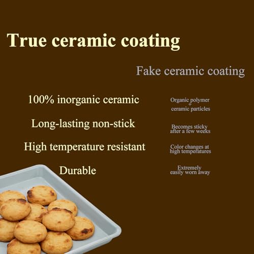 Ceramic Baking Sheet, Cookie Sheets for Baking 15x10" - size: baking sheet 15x10"