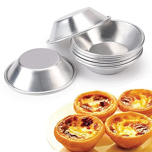 25 Pack-Egg Tart Mold,Mini Pie Muffin Cupcake Pans Egg Tart Bakeware Non-Stick Baking Cups
