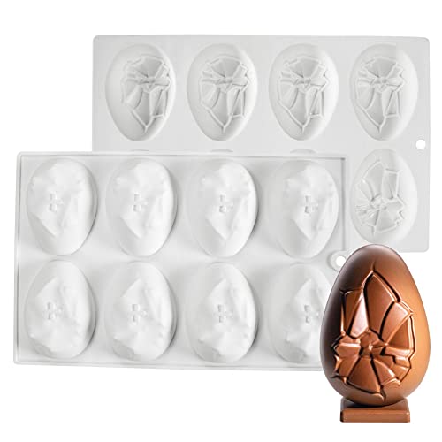 Mostsom Silicone Mold - Easter Egg Shaped Cake & Chocolate Mold, Non-stick Muffin & Cupcake Moulds for Easter Party - size: Easter Egg G