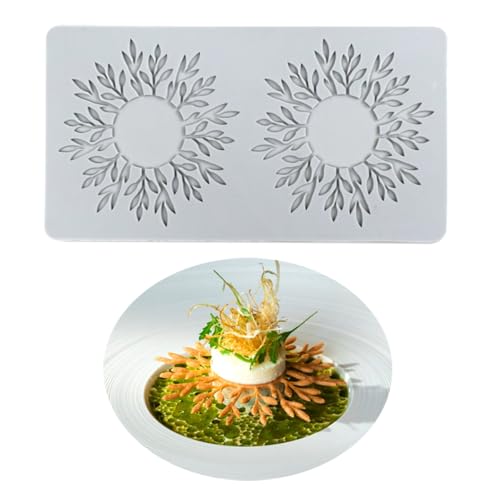 mostsom Silicone Lace Mold Tree Branch Pattern Fondant Molds Hollow Cake Decorating Baking Tools Food-Grade Non-Stick DIY Mould for Home & Garden Cookies Chocolate (A_ Branch) - size: A_ Branch