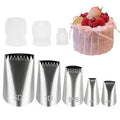 8 Pcs Basketweave Piping Tips Set with Couplers - color: 3D/1D/895/48/47