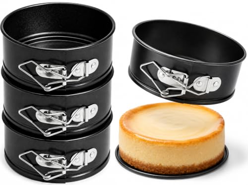 4 Inches Mini Springform Pan, 4-Pack - size: 4 Inch