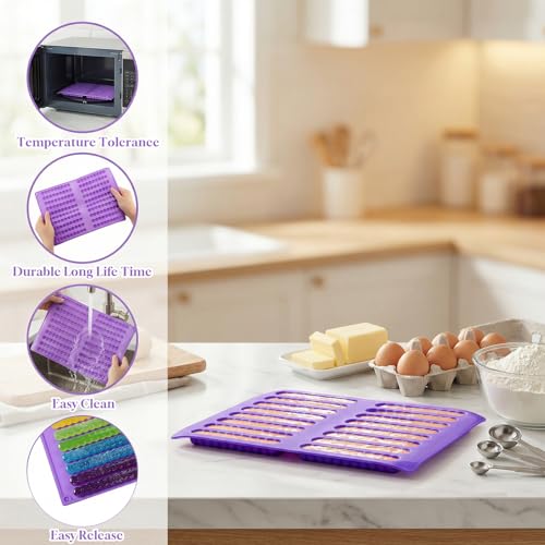 1Pcs Non-stick Pretzel Silicone Mold, Chocolate Silicone Strip Molds