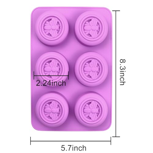 Soap Molds, Soap Molds for Soap Making, Perfect for Bee Soap Making, Honey Silicone Molds for Handmade Soap, Lotion Bars, Wax Melts, Beeswax （3 Pack - Bee） - color: 3 Pcs Bee - Circle