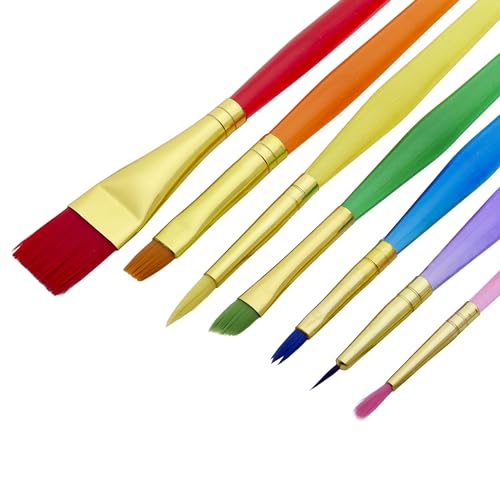 Cra-Z-Art Artist Brushes, Assorted Sizes Blist Carded, 7 Count