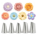 5 Pcs Piping Tips Set, Piping Nozzles Cake Decorating Supplies