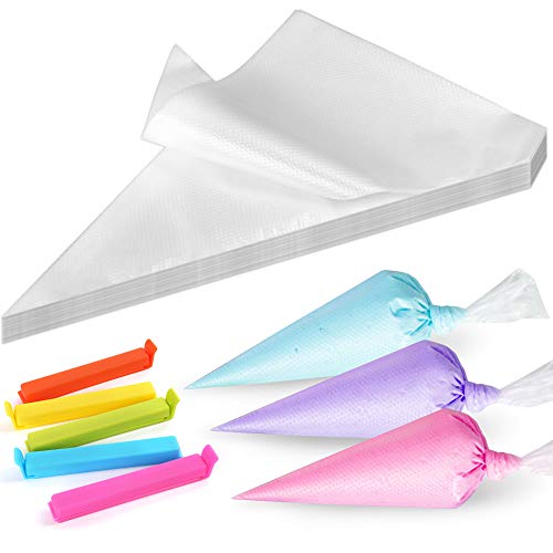 LotFancy 500Pcs Piping Bags 10 Inch, Tipless Piping Bags for Royal Icing - size: 10 Inch (Pack of 500)