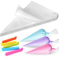 LotFancy 500Pcs Piping Bags 10 Inch, Tipless Piping Bags for Royal Icing - size: 10 Inch (Pack of 500)