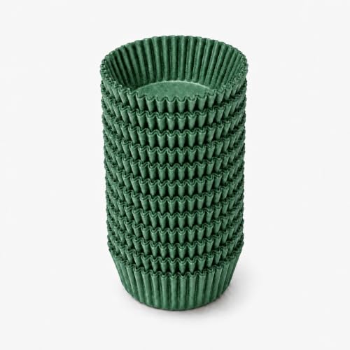 #5 Green Paper Candy Cup Cups 200 Pack Candy Making Supplies