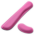 Hoewina Keyboard Wrist Rest,Ergonomic Wrist Support for Keyboard,Rose Red - color: Rose Red