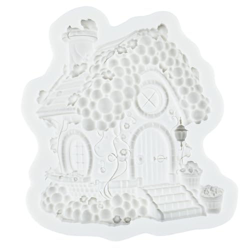 Fairy Garden Home Fondant Mold Fruit House Silicone Mold Set of 3 - color: Style G