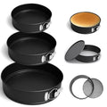 7, 9, 11 Inches Springform Pan Set, Non-Stick Round Spring Form With Removable Bottom, Spring Form Pans For Cheesecake, Cake Mold Cheesecake Pan For Baking