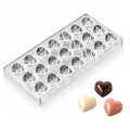 Grainrain polycarbonate chocolate mold polycarbonate chocolate bar mould heart Valentine Day gift (19268) - color: 1