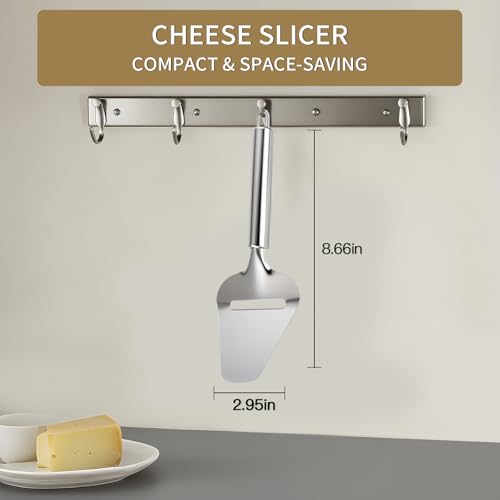 Stainless Steel Handheld Cheese Slicer for Block Cheese Cutting