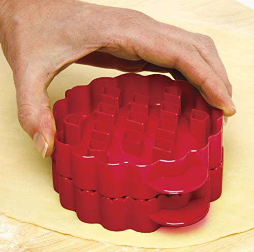 Norpro Lattice Mini Pie Mold, 4.5" x 5.75" x 2" / 11.5cm x 14.5cm x 5cm, As Shown