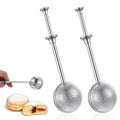 2pcs Powdered Sugar Duster with Spring Handle