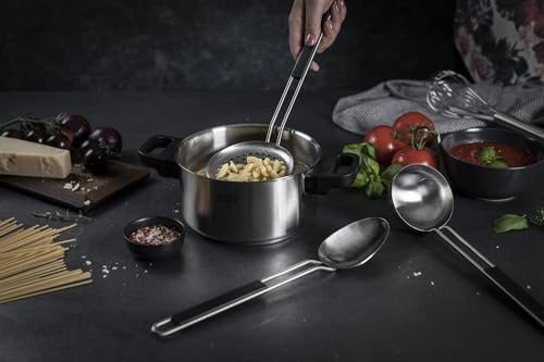 Kuhn Rikon Essential Ladle – Stainless Steel Bowl with Comfortable Handle for Serving Soups, Stews & Sauces - style: Ladle