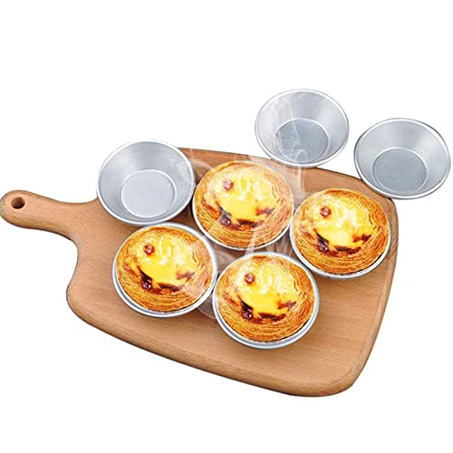 25 Pack-Egg Tart Mold,Mini Pie Muffin Cupcake Pans Egg Tart Bakeware Non-Stick Baking Cups