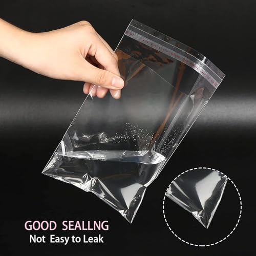 Cookie Bags Self Sealing Cellophane Bags with Seal, 5x6 Inch Clear Individual Treat Bags for Cookie Packaging Gift Giving 200 Pcs Plastic Self Adhesive Wrappers Resealable Favors Candy Bag - size: 5x6 Inch (Pack of 200)