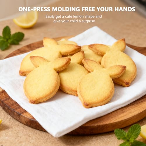 3 Piece Lemon Cookie Cutters- 3.77",3",2" Fruit Cookie Cutters Shapes - style: 3 pcs Lemon cookie cutter