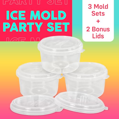 3 Pack Shaved Ice Molds for Hawaiian Shaved Ice with Lids. Create Fun Snow Cone Treats with Reusable BPA-Free Cups. Two Bonus Stackable Freezing Lids for Easy Freezer Storage. Fits S900A, S777 & More - size: 3 Set