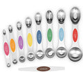 Aovchei 9 PCS MultiColor Magnetic Measuring Spoons Set - size: 9pcs-colorful