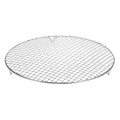 M METERXITY Cooling Rack, 13.8" Round Stainless Steel Baking Rack with 20mm Legs for BBQ/Cooking/Roasting/Grilling/Steaming/Drying, Wire Cooling Rack for Baking [Silver] - size: 13.8"